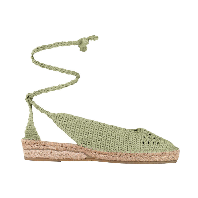 Paloma Crochet Tassel Skirt Pistachio main image 1