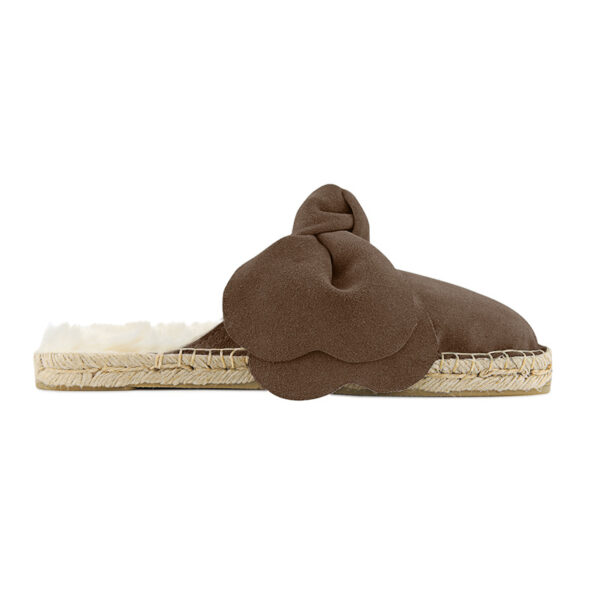 Faux Fur Brown Slippers