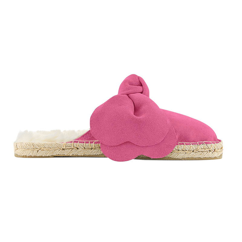 Faux Fur Passion Pink Slippers