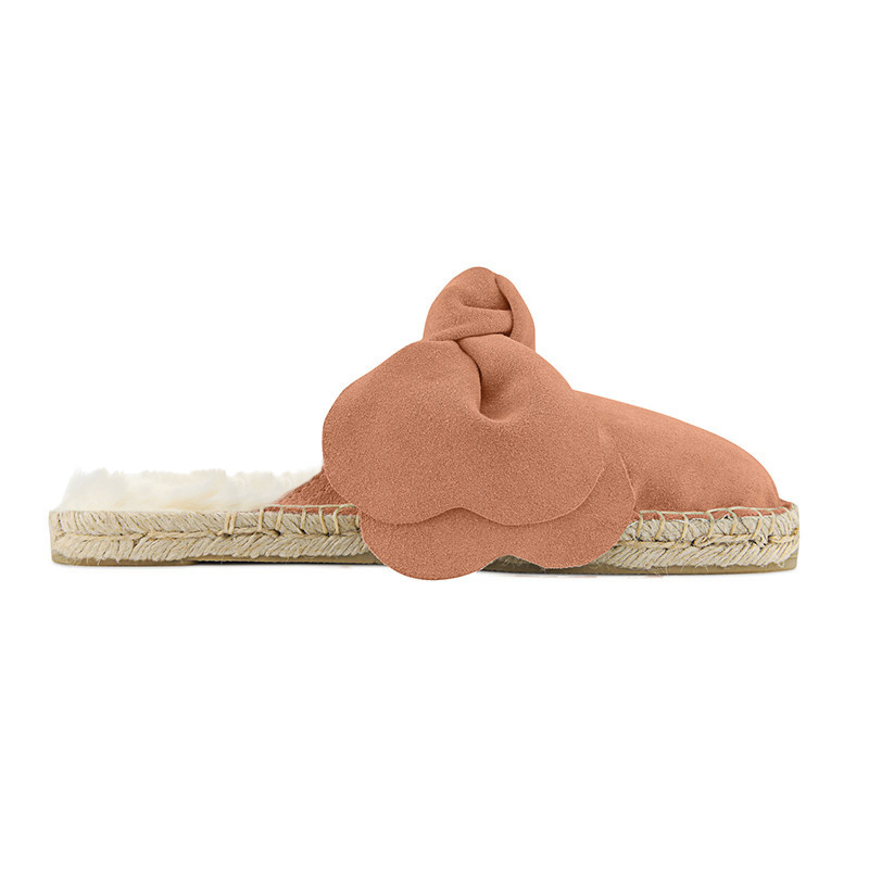 Faux Fur Melon Slippers